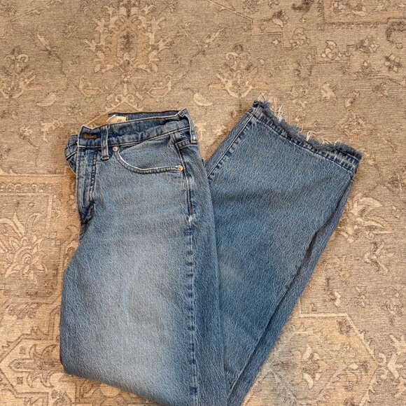 Madewell The Perfect Vintage Wide-Leg Jean - Raw hem - Size 27 - Enmore wash - Picture 7 of 7